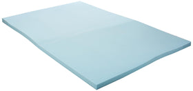 Linenspa 3 inch topper plush profile on bed with deeper cushioning.