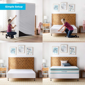 Linenspa aqua-tight barrier provides liquid protection for box spring