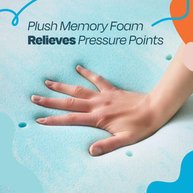 Linenspa pressure relief memory foam contours to body for support