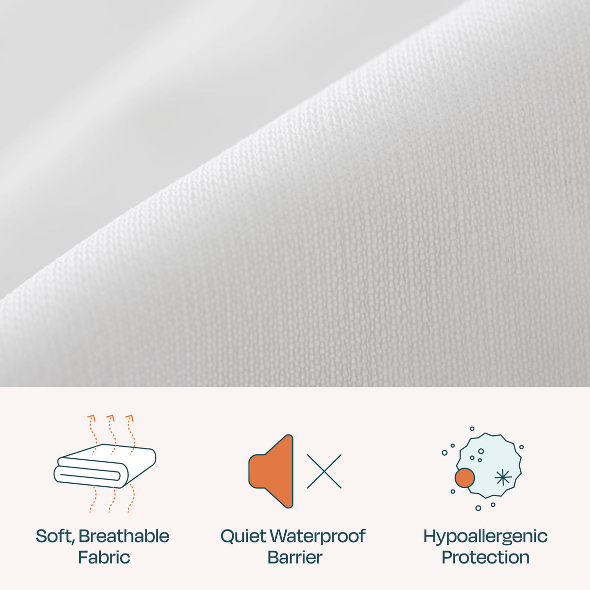 Linenspa quiet breathable king cover preserves mattress feel