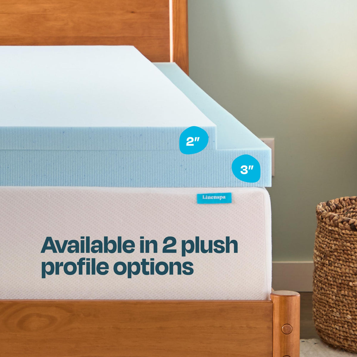Linenspa unroll and expand image shows easy setup and quick readiness.