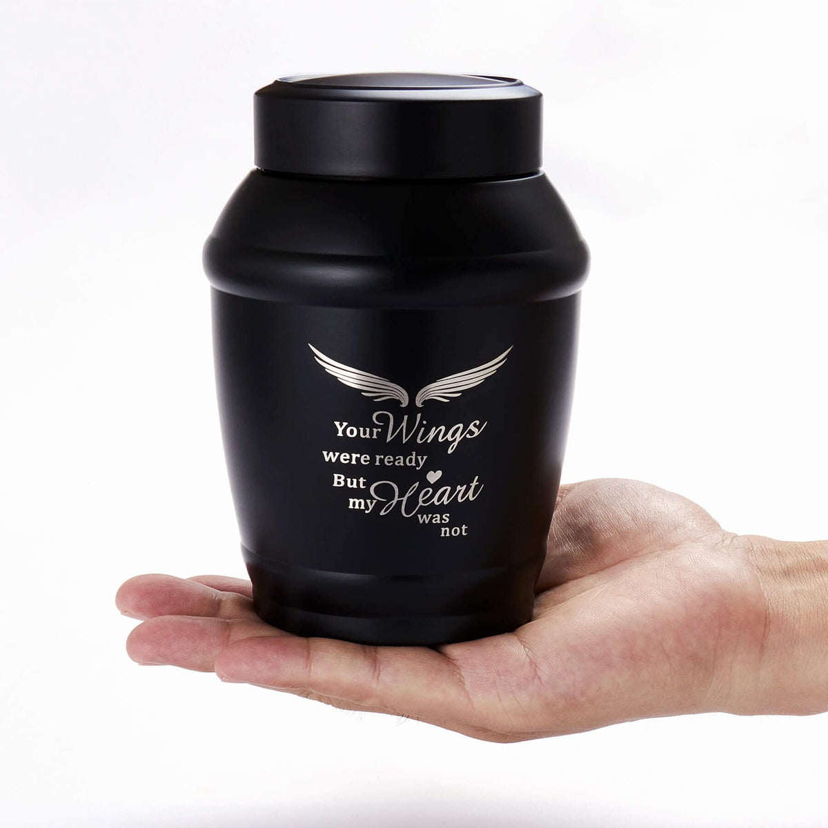 LINES ARTE premium stainless steel urn resists rust for lasting memory.