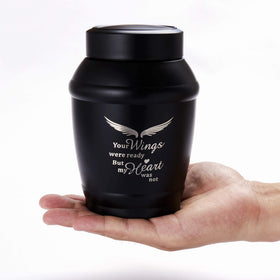 LINES ARTE premium stainless steel urn resists rust for lasting memory.
