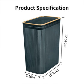 Lingerlanden 10L capacity trash bin is ideal for daily home waste.