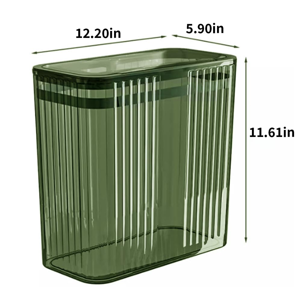 Lingerlanden slim bin fits narrow corners and saves space.