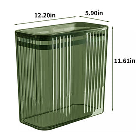 Lingerlanden slim bin fits narrow corners and saves space.