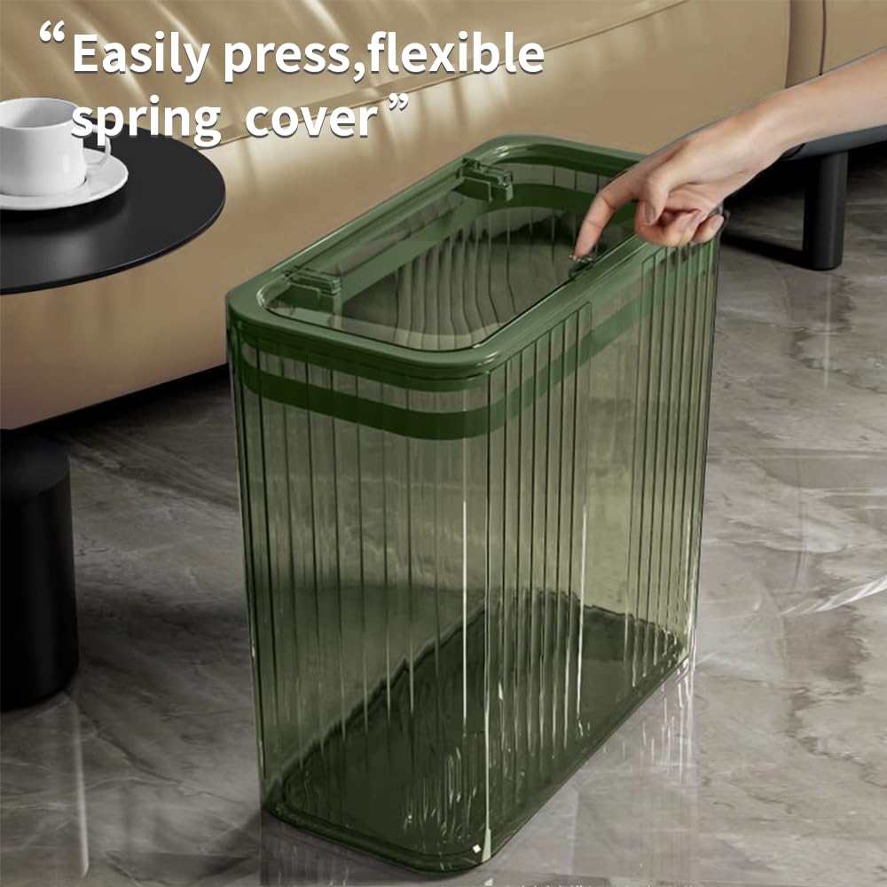 Lingerlanden transparent bin complements home decor while staying discreet.