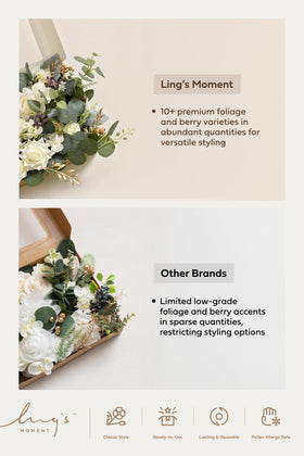 Ling's Moment DIY centerpiece ideas kit provides versatile decoration options.