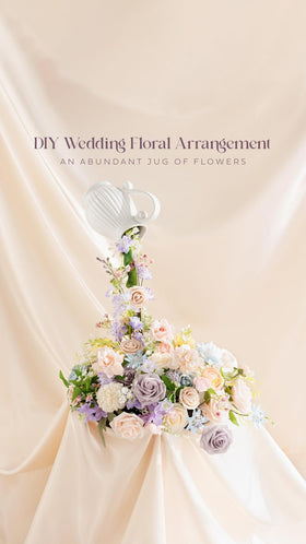 Ling's Moment foam roses and dahlias capture lifelike detail for polished décor.