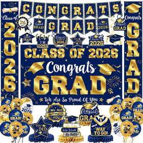 LINHAXM 2026 graduation banner creates a bold photo backdrop.