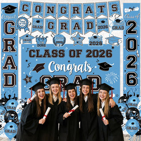 LINHAXM graduation balloons offer vibrant messaging for festive atmosphere.