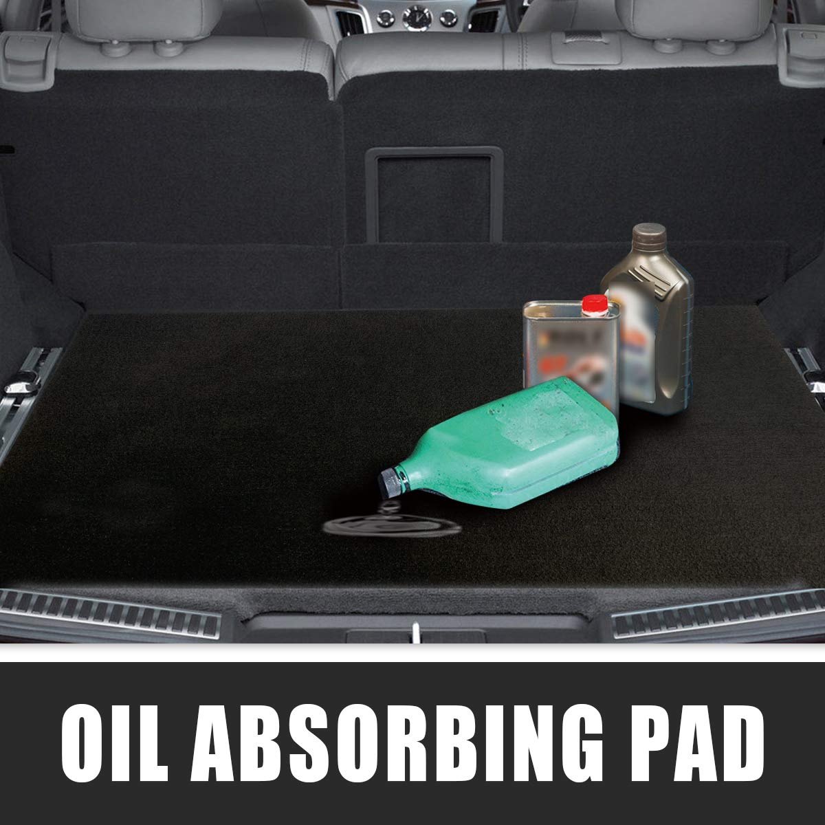LINLA oil mat easy to vacuum or hose-clean for quick maintenance