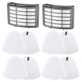 LINNIW Shark foam filters close-up showing 60 PPI density for thorough dust capture