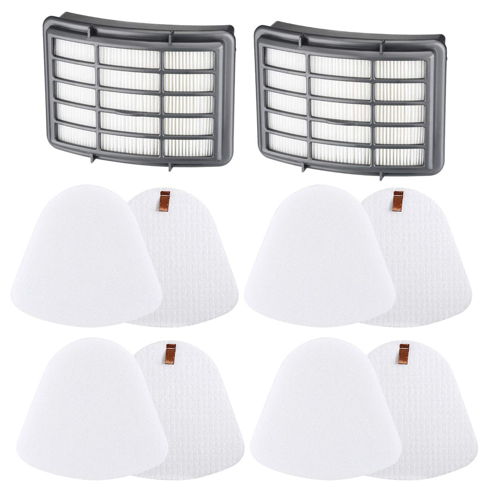 LINNIW Shark foam filters close-up showing 60 PPI density for thorough dust capture