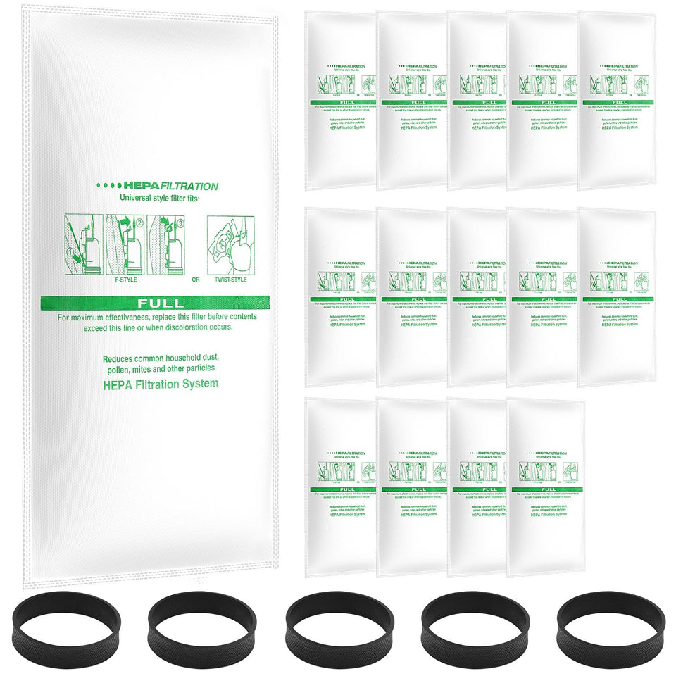 LINNIW 204811 vacuum bags front view for reliable replacements and extended runtime