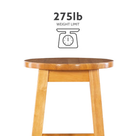 Linon barstool versatile for kitchen, dining, or home pub areas.