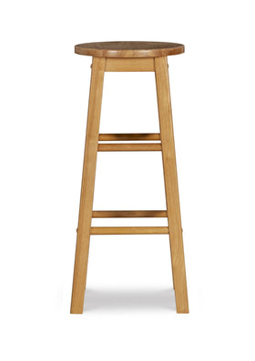 Linon classic stool blends contemporary and traditional style.