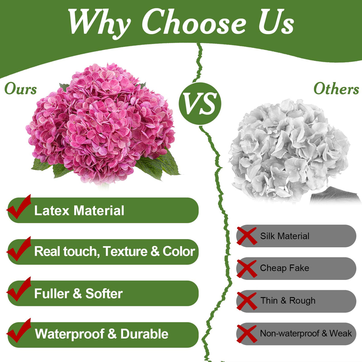LINSIE bendable stems enable easy DIY bouquets and crafts.