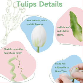 LINSIE tulips with snap-on petals for easy maintenance and reshaping