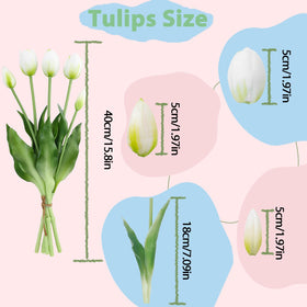 LINSIE waterproof and UV resistant tulips suitable for outdoor use