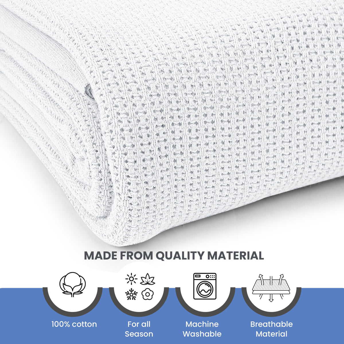 Linteum blanket weight signaling easy handling and warmth