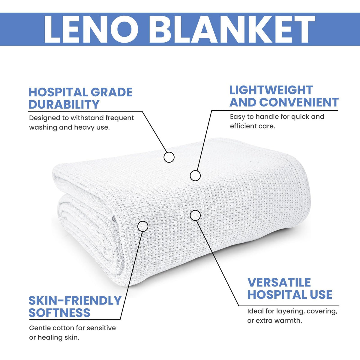 Linteum cotton blanket soft touch highlighting plush fabric