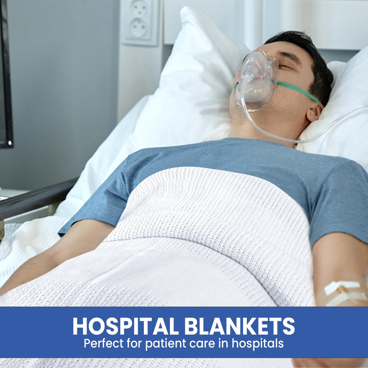 Linteum lightweight cozy blanket ideal for busy hospital settings