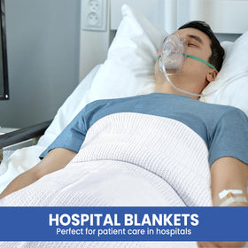 Linteum lightweight cozy blanket ideal for busy hospital settings