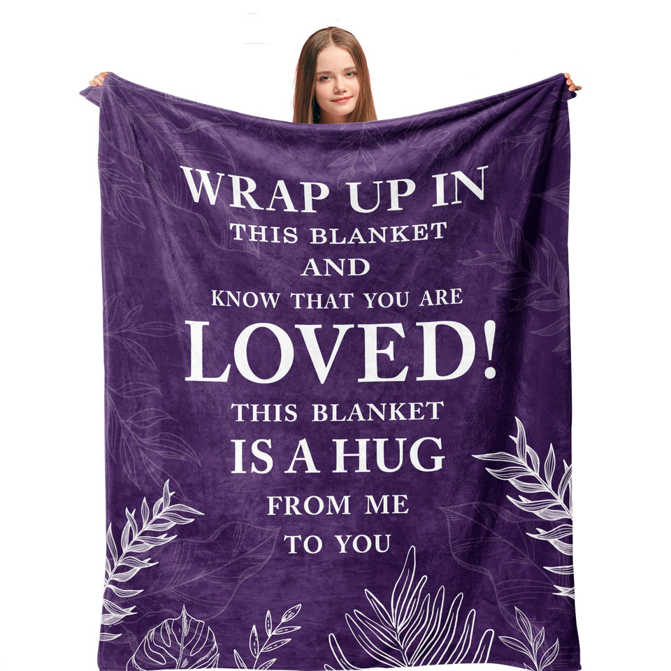 Linxher Love Hug blanket on bed offers cozy warmth for relaxation.
