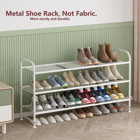 LINZINAR modern black shoe storage in a closet setting.