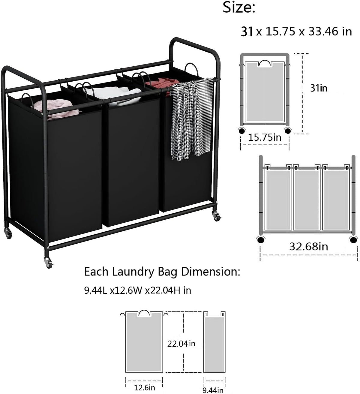 LINZINAR versatile sorter for laundry, toys, and more around the home.