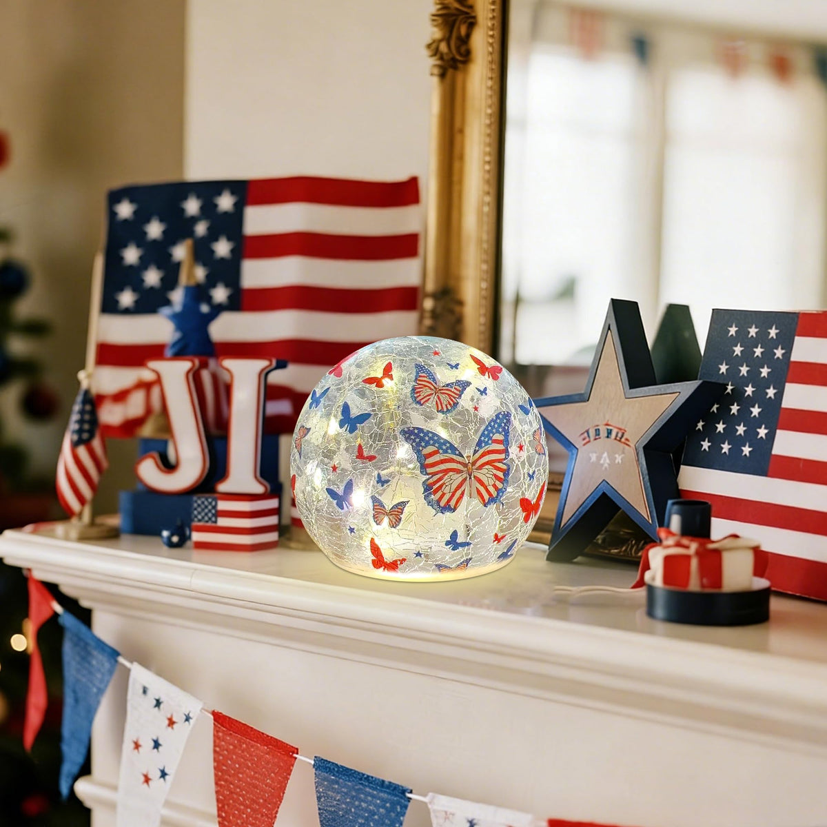 Gift-ready Independence Day decoration set from Liooty.