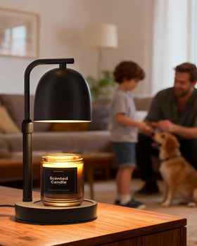 LISUNAR candle warmer lamp auto shut-off for worry-free use and energy control.