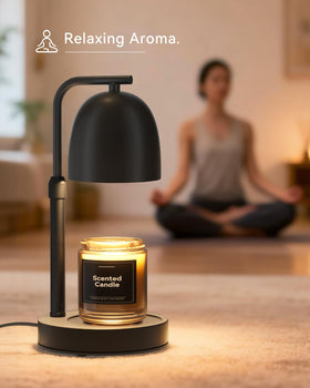 LISUNAR candle warmer lamp dimmable glow for mood lighting and efficient melting.