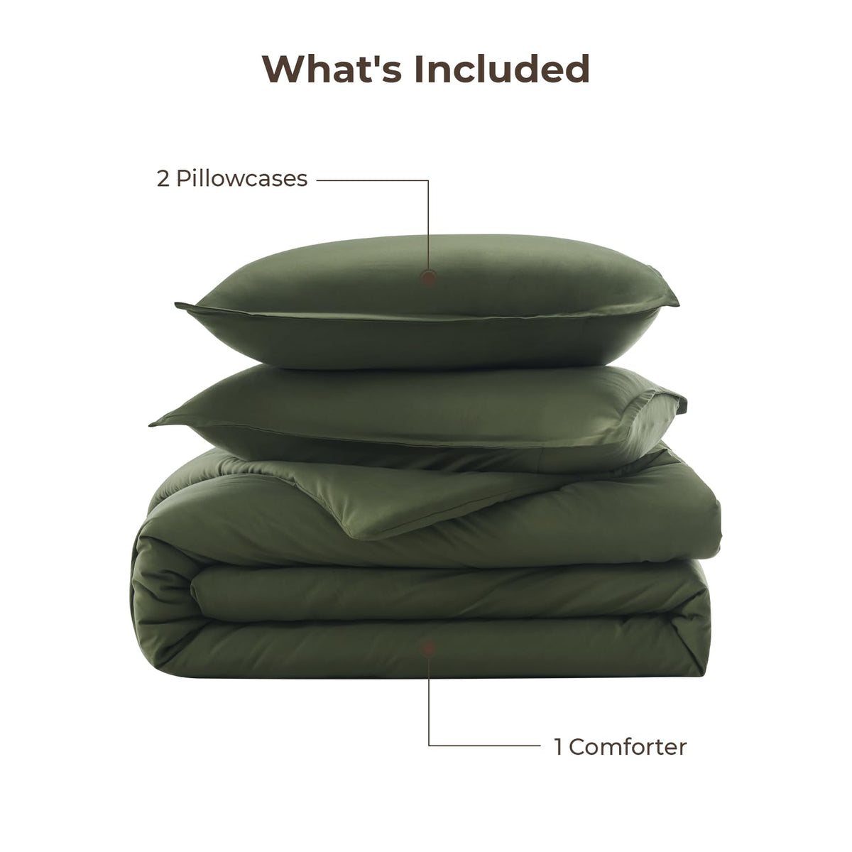 Litanika bedroom setup featuring the comforter for a chic, easy-care vibe.