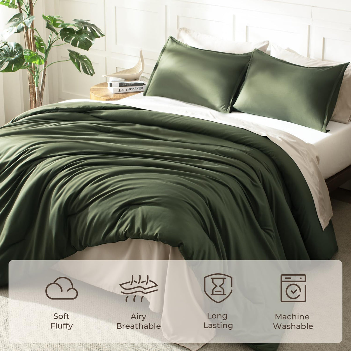 Litanika king pillowcases paired with the comforter for a complete look.