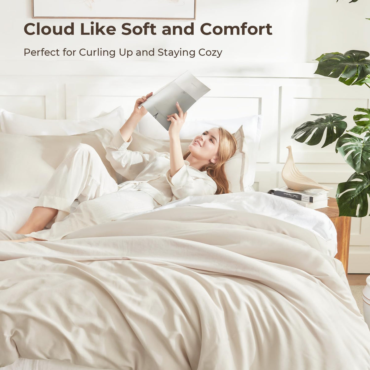 Close-up of Litanika soft-texture fabric showing plush, cloud-like feel
