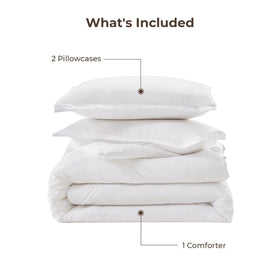 Litanika White all-season setup demonstrating lightweight warmth for year-round use.