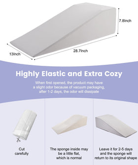 Litluxu leg elevation pillow in-bed use supports post-op positioning