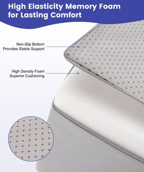 Litluxu leg elevation pillow U-shaped groove keeps leg aligned