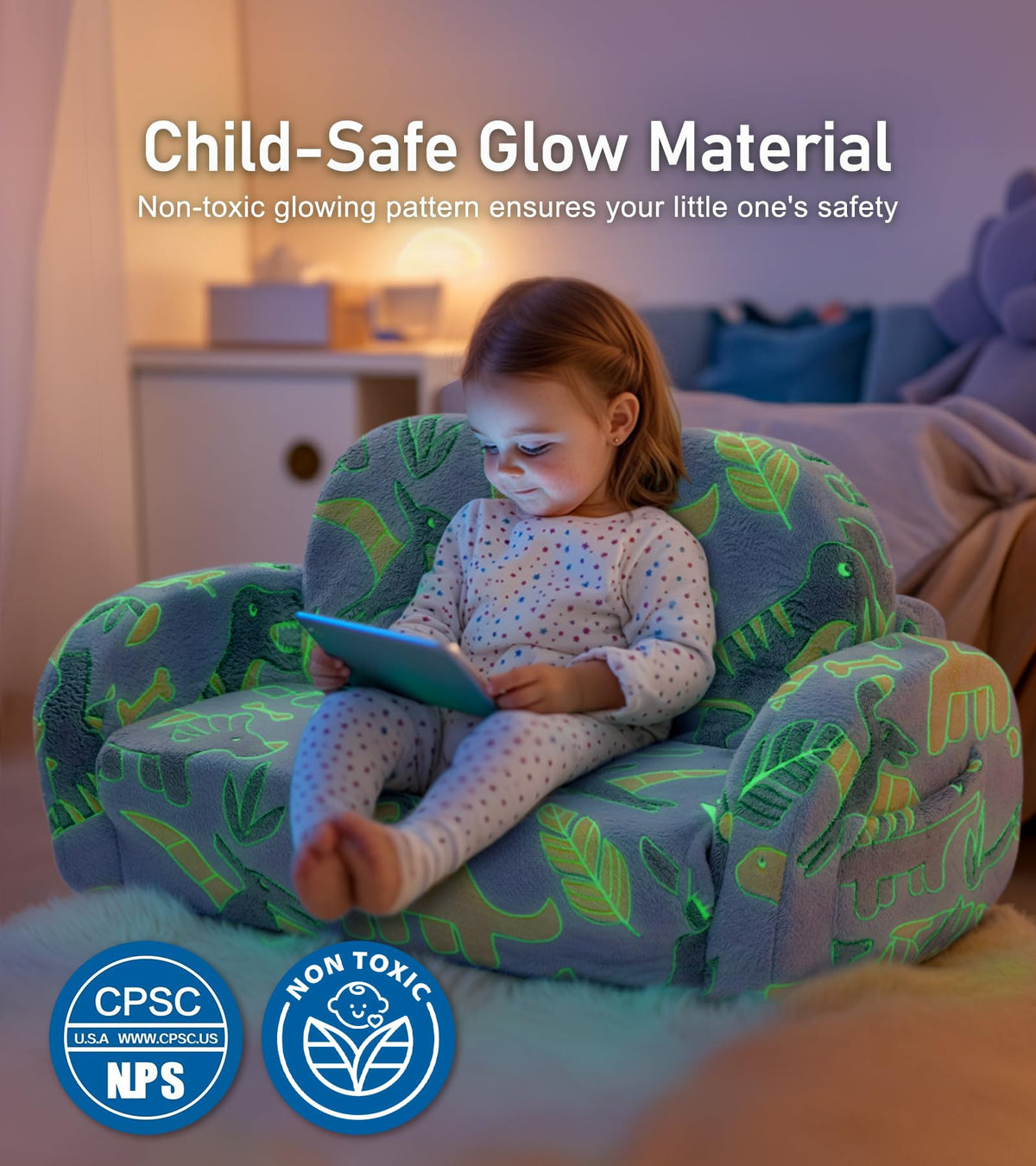 No assembly required; ready to use in any playroom or nursery.