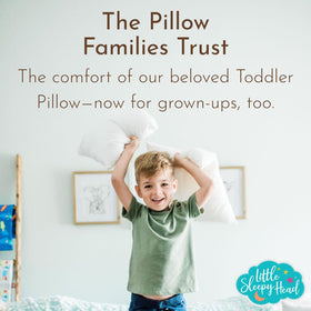 Little Sleepy Head Standard Pillow versatile loft for firm, soft, or medium support.