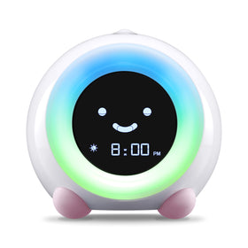 LittleHippo Mella alarm clock face expressions guiding gentle wake time cues