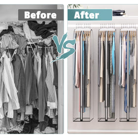Liuoud 4-pack provides convenient wardrobe rotation and easy access.