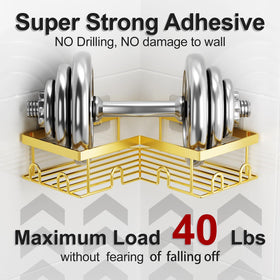 Liuoud adhesive hooks provide a strong grip up to 40 lbs for secure storage