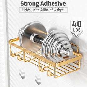 Liuoud adhesive wall mounts provide strong hold without drilling.