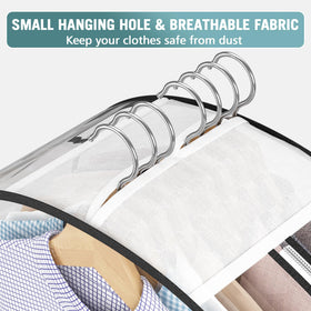 Liuoud 4-pack helps keep closets tidy with organized open-wardrobe storage.