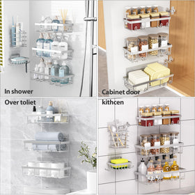 Liuoud inside shower organize system simplifies daily routines.