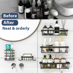 Liuoud no-drill adhesive wall-mount installs easily without wall damage.