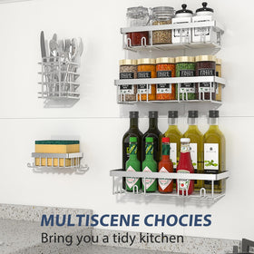 Liuoud moisture-ready rack dries quickly after showers for freshness.